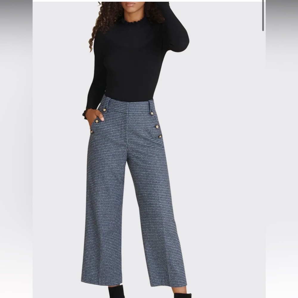 Veronica Beard Hara Pant Prussian Blue Size 6 - NWT